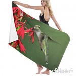artyly Serviette de Bain Flower Worm Wrap Microfibre Draps de Bain Serviette de Plage pour Homme/Femme  80x130 cm - B07VKSB8TJ